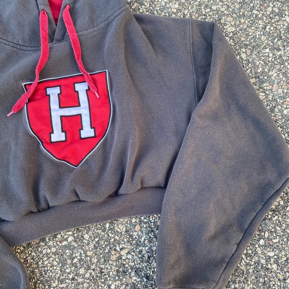 Harvard Cropped Sweatshirt - Picture 4 of 4